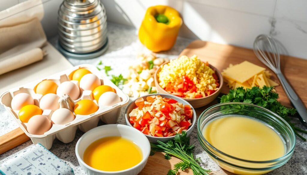 mise en place ingredients